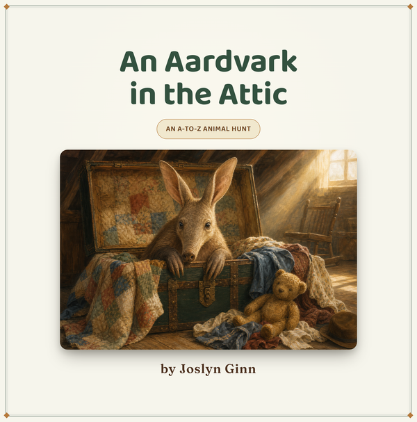 An Aardvark in the Attic — An A-to-Z Animal Hunt (Available October 2026)