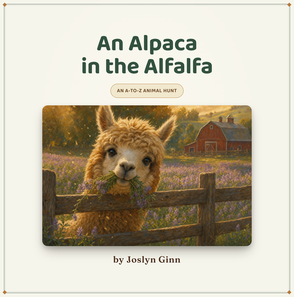 An Alpaca in the Alfalfa — An A-to-Z Animal Hunt (Available November 2026)